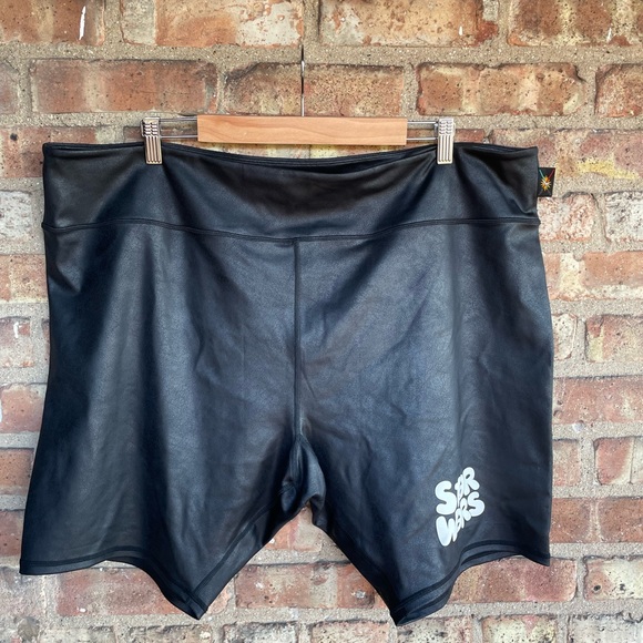 Star Wars Disney Parks Faux Leather Biker Shorts🖤 - Picture 2 of 11